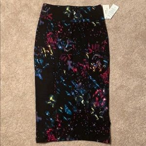 Space High Waisted Skirt